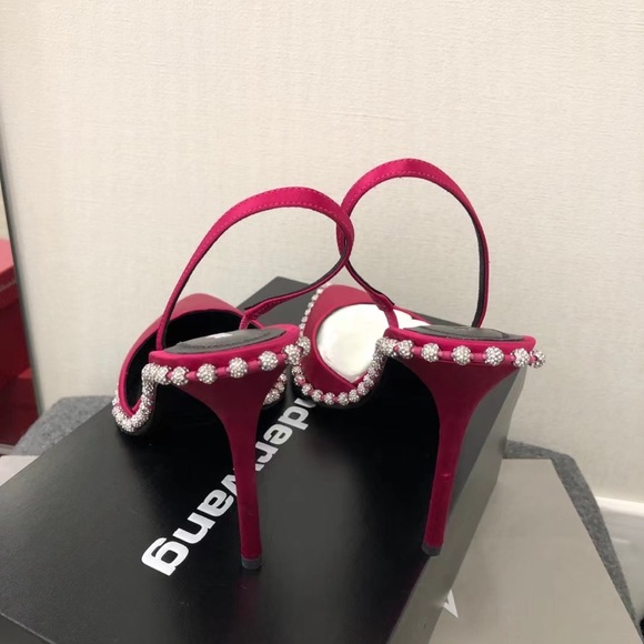 🔥NEW🔥 ALEXANDER WANG Rina Crystal Slingback - Picture 2 of 8